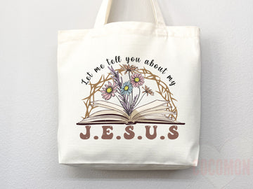 Faith Tote Bag Christian Tote Bag Canvas Gift Religious Gift Scripture Gift Bible Verse Christian Girl Gift Church Gift School Tote Shopper