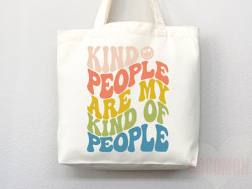Kindness Tote Bag Canvas Womens Tote For Her Cute Tote Bag Reusable Bag Grocery Tote Shopper Aesthetic Tote Everyday Tote Eco Friendly Bag