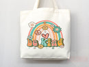 Kindness Tote Bag Canvas Womens Tote For Her Cute Tote Bag Reusable Bag Grocery Tote Shopper Aesthetic Tote Everyday Tote Eco Friendly Bag