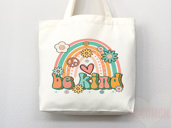 Kindness Tote Bag Canvas Womens Tote For Her Cute Tote Bag Reusable Bag Grocery Tote Shopper Aesthetic Tote Everyday Tote Eco Friendly Bag