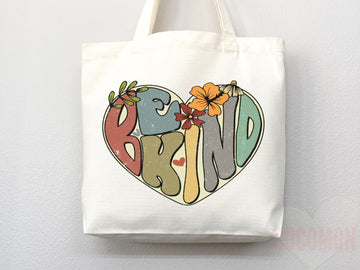 Kindness Tote Bag Canvas Womens Tote For Her Cute Tote Bag Reusable Bag Grocery Tote Shopper Aesthetic Tote Everyday Tote Eco Friendly Bag