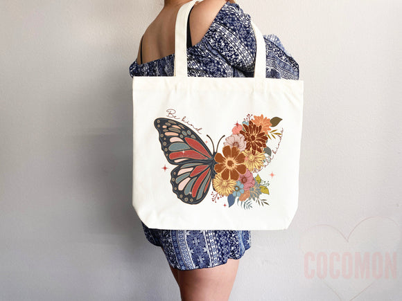 Kindness Tote Bag Canvas Womens Tote For Her Cute Tote Bag Reusable Bag Grocery Tote Shopper Aesthetic Tote Everyday Tote Eco Friendly Bag