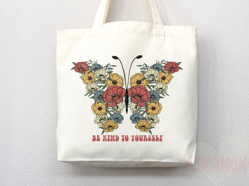 Kindness Tote Bag Canvas Womens Tote For Her Cute Tote Bag Reusable Bag Grocery Tote Shopper Aesthetic Tote Everyday Tote Eco Friendly Bag