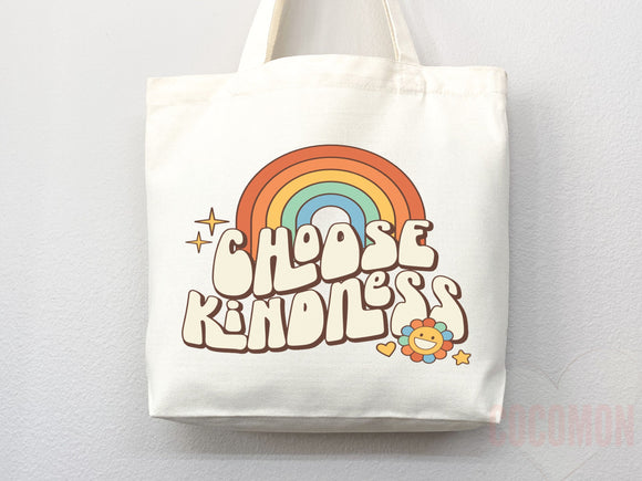 Kindness Tote Bag Canvas Womens Tote For Her Cute Tote Bag Reusable Bag Grocery Tote Shopper Aesthetic Tote Everyday Tote Eco Friendly Bag
