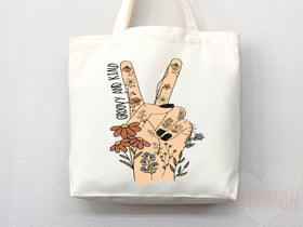 Kindness Tote Bag — Inspirational Gift (018)