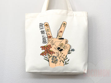 Kindness Tote Bag Canvas Womens Tote For Her Cute Tote Bag Reusable Bag Grocery Tote Shopper Aesthetic Tote Everyday Tote Eco Friendly Bag