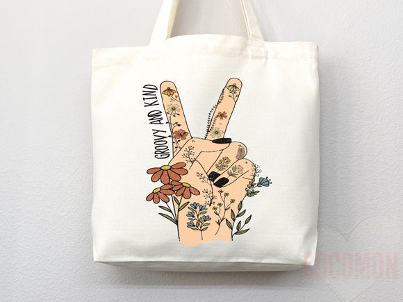 Kindness Tote Bag Canvas Womens Tote For Her Cute Tote Bag Reusable Bag Grocery Tote Shopper Aesthetic Tote Everyday Tote Eco Friendly Bag