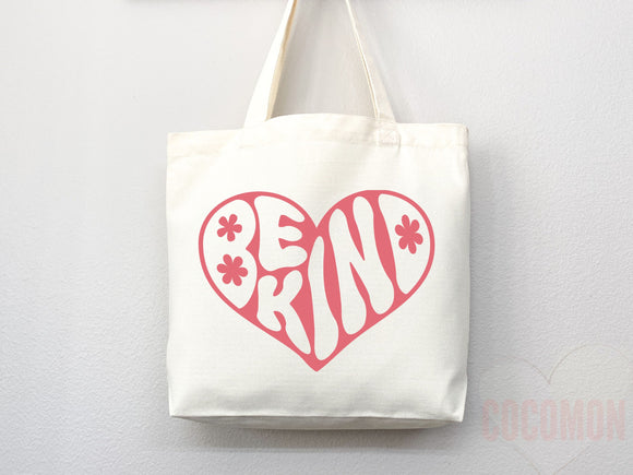 Kindness Tote Bag Canvas Womens Tote For Her Cute Tote Bag Reusable Bag Grocery Tote Shopper Aesthetic Tote Everyday Tote Eco Friendly Bag