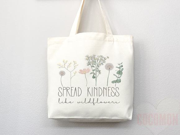 Kindness Tote Bag Canvas Womens Tote For Her Cute Tote Bag Reusable Bag Grocery Tote Shopper Aesthetic Tote Everyday Tote Eco Friendly Bag