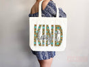 Kindness Tote Bag Canvas Womens Tote For Her Cute Tote Bag Reusable Bag Grocery Tote Shopper Aesthetic Tote Everyday Tote Eco Friendly Bag