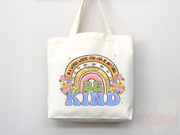 Kindness Tote Bag Canvas Womens Tote For Her Cute Tote Bag Reusable Bag Grocery Tote Shopper Aesthetic Tote Everyday Tote Eco Friendly Bag