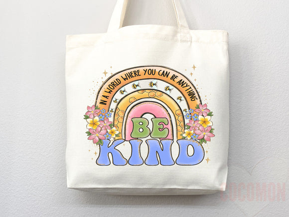 Kindness Tote Bag Canvas Womens Tote For Her Cute Tote Bag Reusable Bag Grocery Tote Shopper Aesthetic Tote Everyday Tote Eco Friendly Bag
