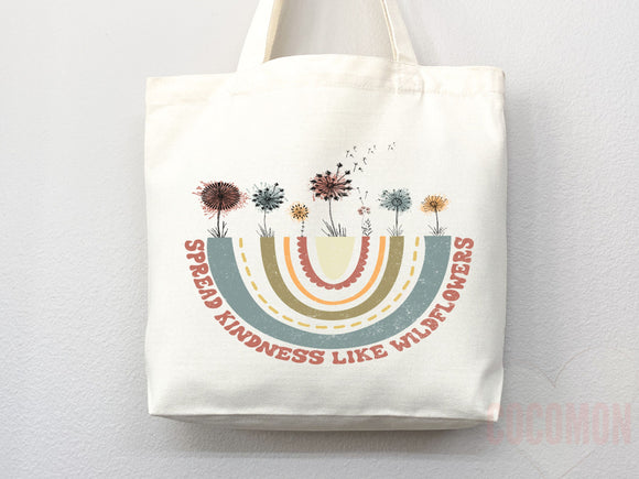 Kindness Tote Bag Canvas Womens Tote For Her Cute Tote Bag Reusable Bag Grocery Tote Shopper Aesthetic Tote Everyday Tote Eco Friendly Bag