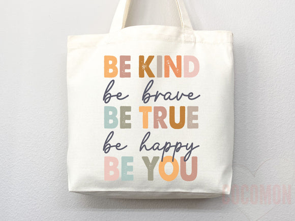 Kindness Tote Bag Canvas Womens Tote For Her Cute Tote Bag Reusable Bag Grocery Tote Shopper Aesthetic Tote Everyday Tote Eco Friendly Bag
