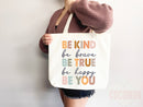 Kindness Tote Bag Canvas Womens Tote For Her Cute Tote Bag Reusable Bag Grocery Tote Shopper Aesthetic Tote Everyday Tote Eco Friendly Bag