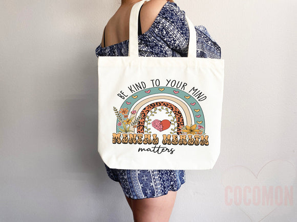 Kindness Tote Bag Canvas Womens Tote For Her Cute Tote Bag Reusable Bag Grocery Tote Shopper Aesthetic Tote Everyday Tote Eco Friendly Bag