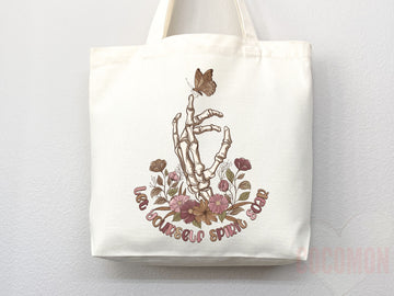 Floral Tote Flower Bag Gift for Floral Lover Flower Lover Gift Bag Womens Tote for Her Cute Tote Bag Reusable Bag Eco Friendly Tote Shopper