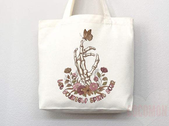 Floral Tote Flower Bag Gift for Floral Lover Flower Lover Gift Bag Womens Tote for Her Cute Tote Bag Reusable Bag Eco Friendly Tote Shopper