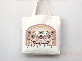 Floral Tote Flower Bag Gift for Floral Lover Flower Lover Gift Bag Womens Tote for Her Cute Tote Bag Reusable Bag Eco Friendly Tote Shopper