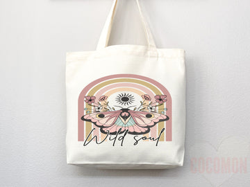 Floral Tote Flower Bag Gift for Floral Lover Flower Lover Gift Bag Womens Tote for Her Cute Tote Bag Reusable Bag Eco Friendly Tote Shopper