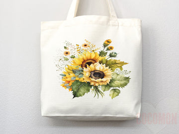 Floral Tote Flower Bag Gift for Floral Lover Flower Lover Gift Bag Womens Tote for Her Cute Tote Bag Reusable Bag Eco Friendly Tote Shopper