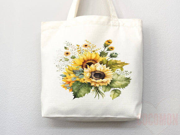 Floral Tote Flower Bag Gift for Floral Lover Flower Lover Gift Bag Womens Tote for Her Cute Tote Bag Reusable Bag Eco Friendly Tote Shopper