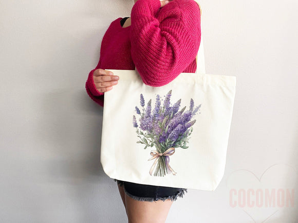Floral Tote Flower Bag Gift for Floral Lover Flower Lover Gift Bag Womens Tote for Her Cute Tote Bag Reusable Bag Eco Friendly Tote Shopper