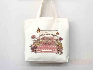 Floral Tote Flower Bag Gift for Floral Lover Flower Lover Gift Bag Womens Tote for Her Cute Tote Bag Reusable Bag Eco Friendly Tote Shopper