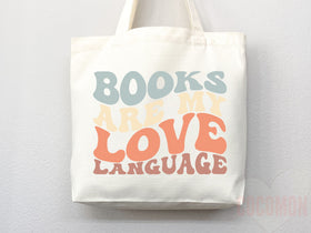Book Lover Tote Bag — Book Lover Gift (LGNC)