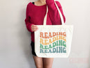 Book Lovers Tote School Bag Gift for Book Lover Gift For Bookworms Gift For Teachers Readers' Tote Library Tote Shopper Women's Tote for Her