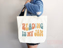 Book Lovers Tote School Bag Gift for Book Lover Gift For Bookworms Gift For Teachers Readers' Tote Library Tote Shopper Women's Tote for Her