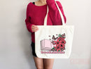 Book Lovers Tote School Bag Gift for Book Lover Gift For Bookworms Gift For Teachers Readers' Tote Library Tote Shopper Women's Tote for Her