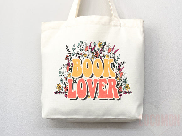 Book Lovers Tote School Bag Gift for Book Lover Gift For Bookworms Gift For Teachers Readers' Tote Library Tote Shopper Women's Tote for Her
