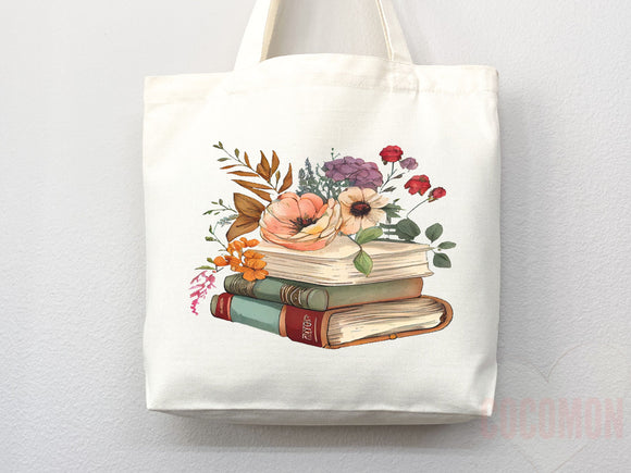 Book Lovers Tote School Bag Gift for Book Lover Gift For Bookworms Gift For Teachers Readers' Tote Library Tote Shopper Women's Tote for Her
