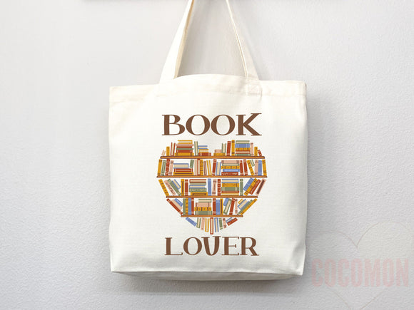 Book Lovers Tote School Bag Gift for Book Lover Gift For Bookworms Gift For Teachers Readers' Tote Library Tote Shopper Women's Tote for Her