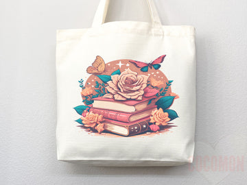 Book Lovers Tote School Bag Gift for Book Lover Gift For Bookworms Gift For Teachers Readers' Tote Library Tote Shopper Women's Tote for Her