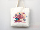 Book Lovers Tote School Bag Gift for Book Lover Gift For Bookworms Gift For Teachers Readers' Tote Library Tote Shopper Women's Tote for Her