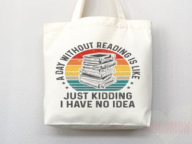 Book Lover Tote Bag — Book Lover Gift (058)