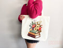 Book Lovers Tote School Bag Gift for Book Lover Gift For Bookworms Gift For Teachers Readers' Tote Library Tote Shopper Women's Tote for Her