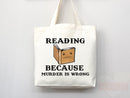Book Lovers Tote School Bag Gift for Book Lover Gift For Bookworms Gift For Teachers Readers' Tote Library Tote Shopper Women's Tote for Her