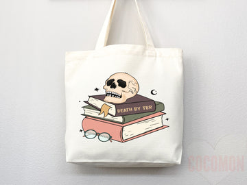 Book Lovers Tote School Bag Gift for Book Lover Gift For Bookworms Gift For Teachers Readers' Tote Library Tote Shopper Women's Tote for Her