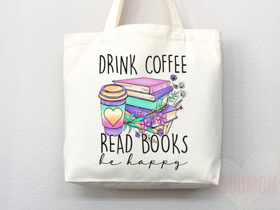 Book Lovers Tote School Bag Gift for Book Lover Gift For Bookworms Gift For Teachers Readers' Tote Library Tote Shopper Women's Tote for Her