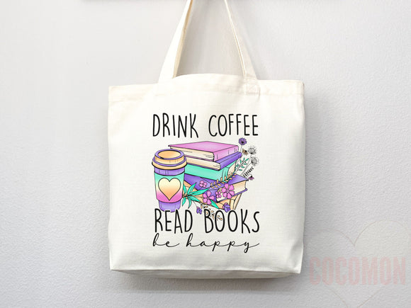 Book Lovers Tote School Bag Gift for Book Lover Gift For Bookworms Gift For Teachers Readers' Tote Library Tote Shopper Women's Tote for Her
