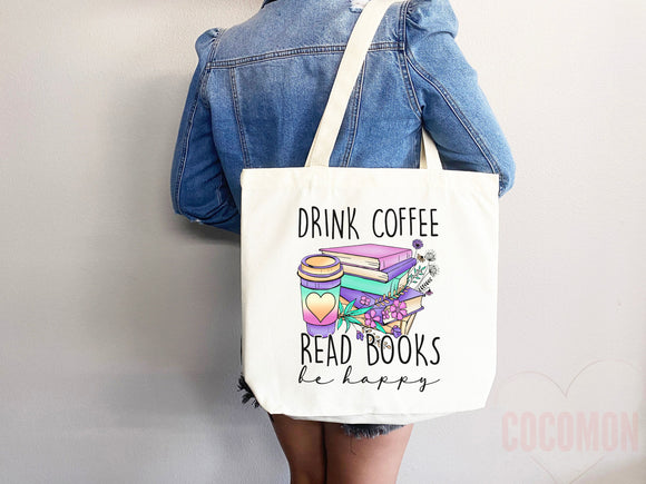 Book Lovers Tote School Bag Gift for Book Lover Gift For Bookworms Gift For Teachers Readers' Tote Library Tote Shopper Women's Tote for Her