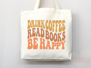 Book Lovers Tote School Bag Gift for Book Lover Gift For Bookworms Gift For Teachers Readers' Tote Library Tote Shopper Women's Tote for Her
