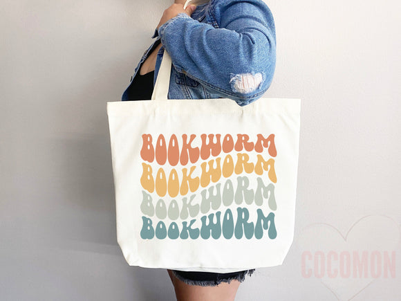 Book Lovers Tote School Bag Gift for Book Lover Gift For Bookworms Gift For Teachers Readers' Tote Library Tote Shopper Women's Tote for Her