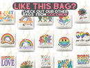 Pride Tote Bag LGBT Pride Tote LGBTQ Pride Bag Gift for Her Trans Pride Tote Shopper Women's Tote Lesbian Pride Gift Gay Pride Cute Tote Bag