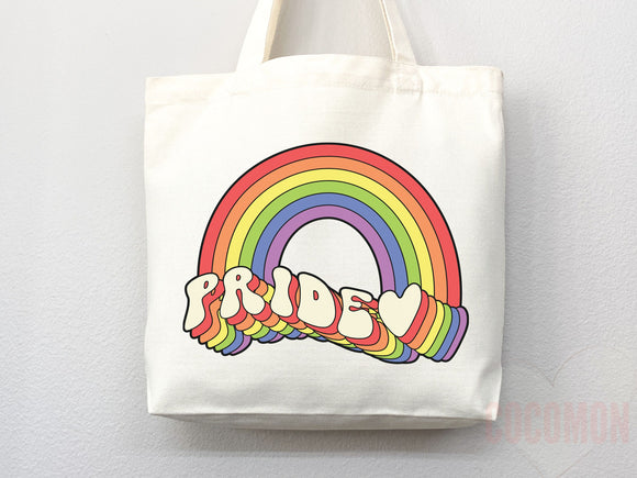 Pride Tote Bag LGBT Pride Tote LGBTQ Pride Bag Gift for Her Trans Pride Tote Shopper Women's Tote Lesbian Pride Gift Gay Pride Cute Tote Bag