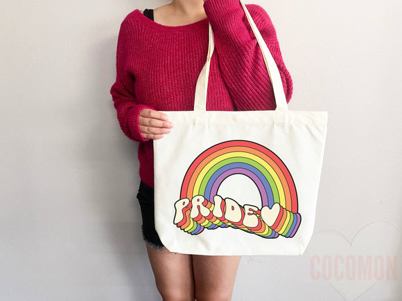 Pride Tote Bag LGBT Pride Tote LGBTQ Pride Bag Gift for Her Trans Pride Tote Shopper Women's Tote Lesbian Pride Gift Gay Pride Cute Tote Bag