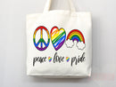 Pride Tote Bag LGBT Pride Tote LGBTQ Pride Bag Gift for Her Trans Pride Tote Shopper Women's Tote Lesbian Pride Gift Gay Pride Cute Tote Bag